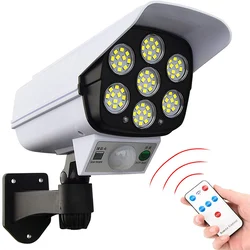 77 Đèn LED Năng Lượng Mặt Trời Cảm Biến Chuyển Động An Ninh Giả Camera Không Dây Ngoài Trời Siêu Sáng Chống Nước IP65 Đèn Chống Thấm Nước 3 Chế Độ Trong Nhà khu Vườn