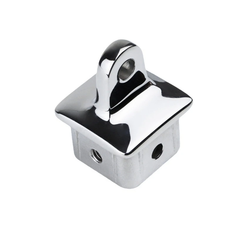 

Stainless Steel Marine Bimini Fitting for Awning Square Tubing Top Eye End Cap
