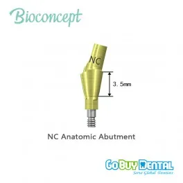 NC Anatomic Abutment, Angled 15°, GH 3.5 (131040)