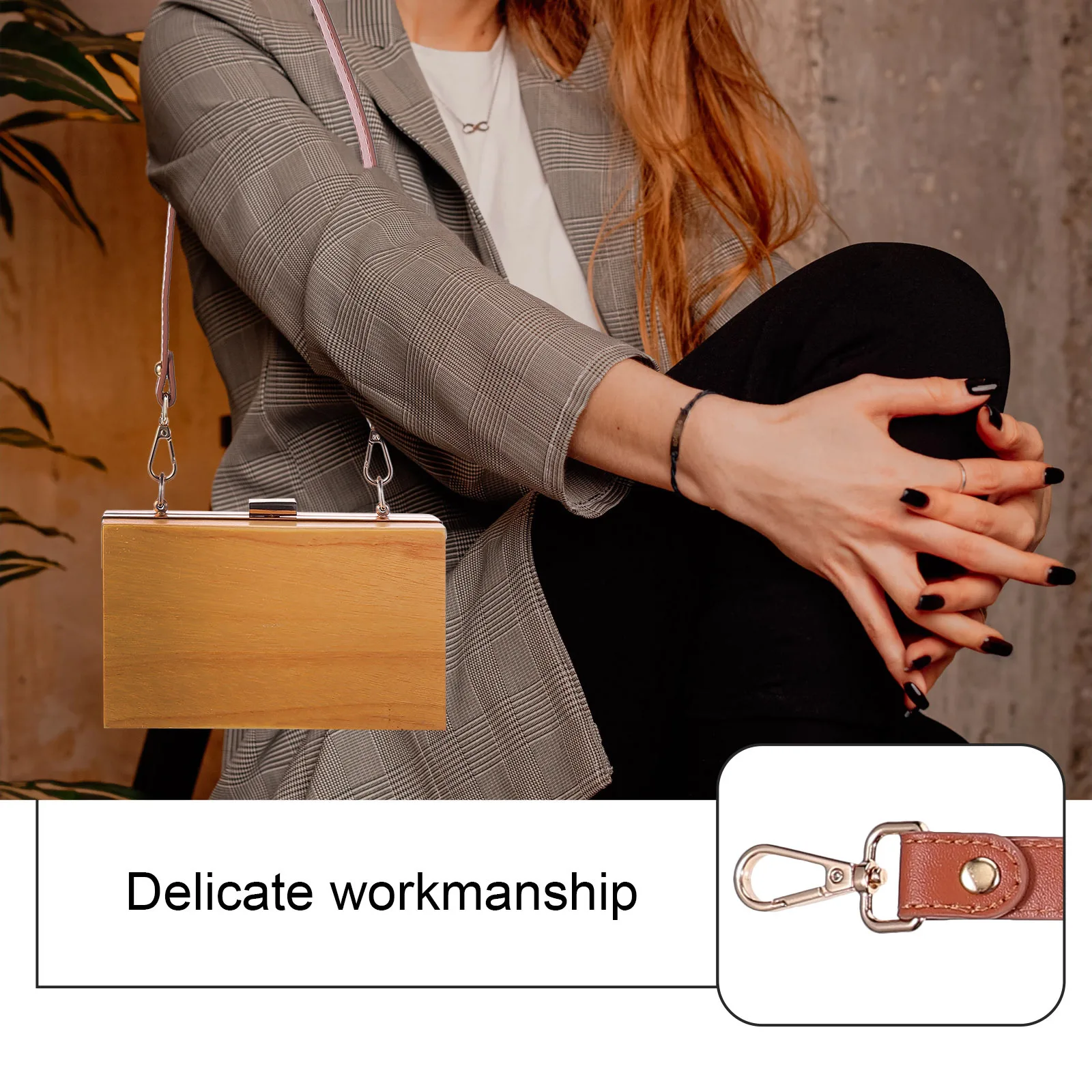 1pc バッグ交換調節可能な DIY ショルダーストラップトートハンドバッグ女性ファッションアクセサリーバッグぶら下げベルトハンドバッグストラップ