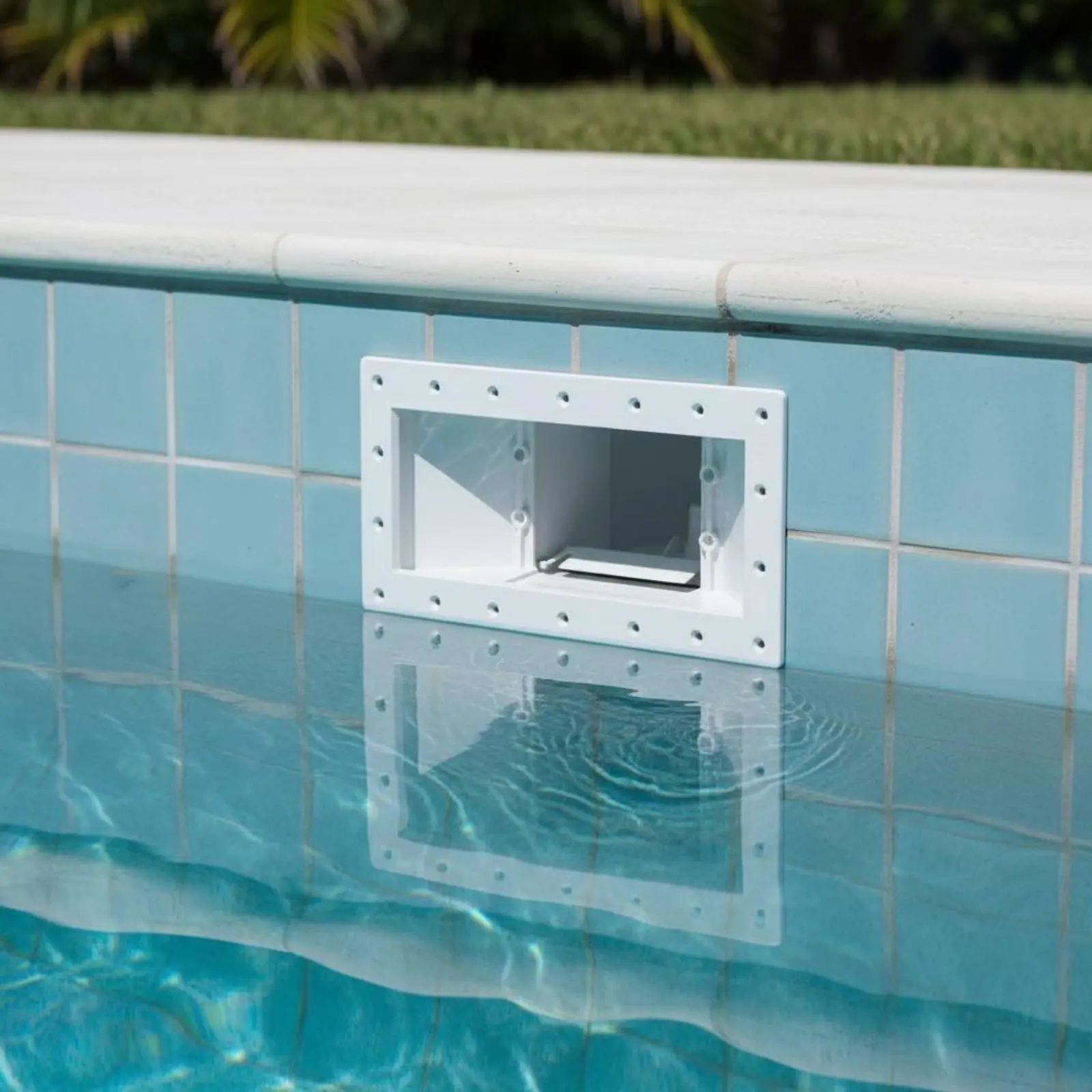 

Pool Skimmer Long-Lasting ABS Plastic Wide Mouth Pool Skimmer Buoyant Debris Collector Continuous Cleaning