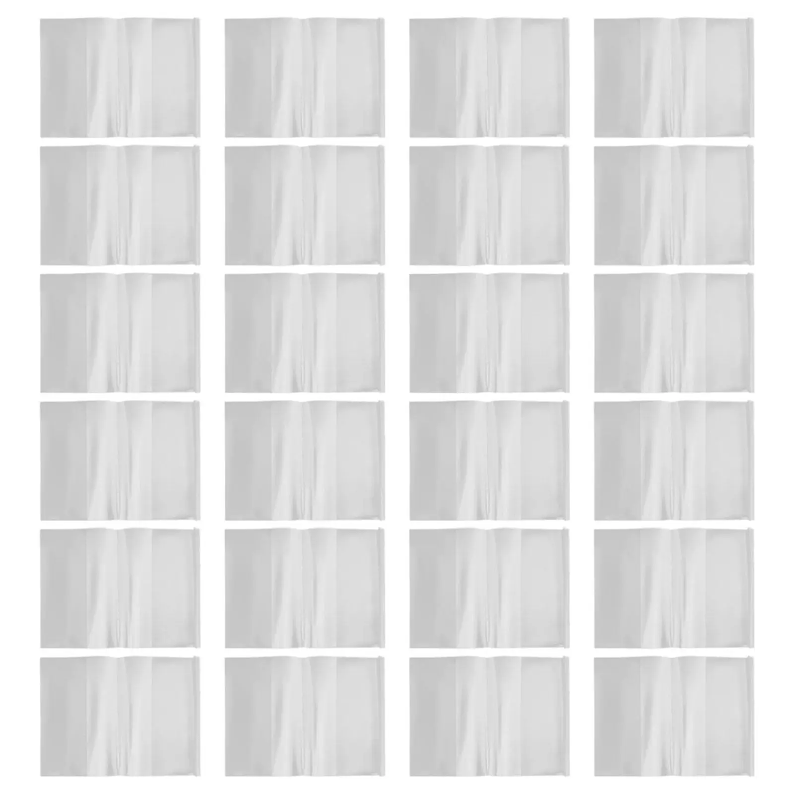 

30pcs Clear Book Cover Waterproof A4 Textbooks Sleeve Transparent Plastic Protector Jacket for Notebooks Book Covers for School