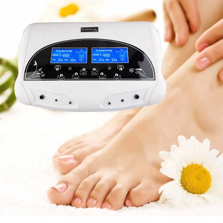 Dual LCD Ionic Cell Detox FOOT Cleanse SPA Machine with Infrared Belt