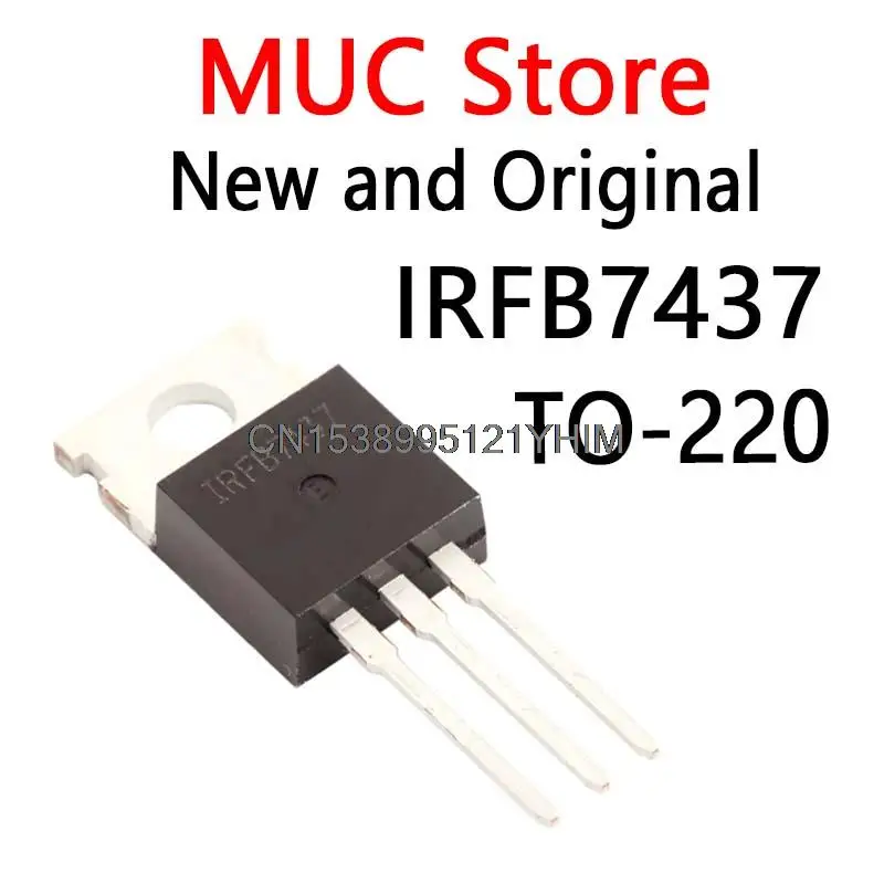 5PCS New and Original TO-220 IRFB7437PBF 40V 250A IRFB7437