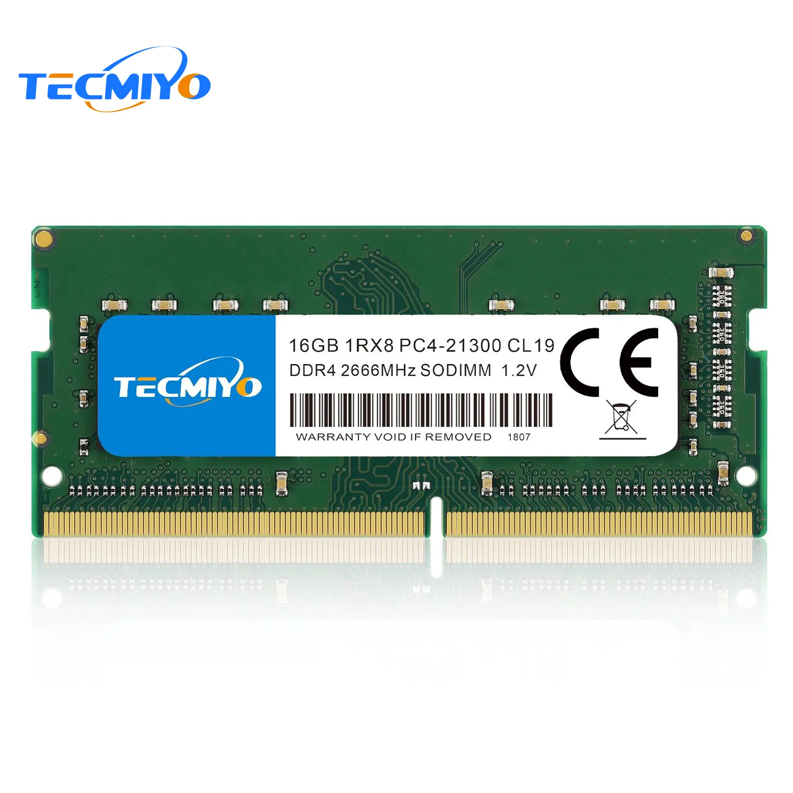 

TECMIYO 16GB DDR4 2666MHz Sodimm Ram PC4-21300S оперативная память для ноутбука 1,2 V для ноутбука