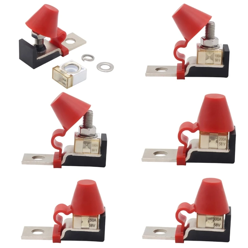 MRBF Terminal skrzynka bezpieczników zestaw pojedynczy kołek 5/16 ''(M8) compacudo-amp Marine znamionowy bezpiecznik akumulatora 58VDC maksymalna wodoodporność