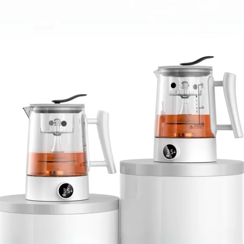 1.5L Food Grade Glass Electric Kettle with Steamer Multifunctional Hydrogen Rich Water Machine for Household Kitchen Health
