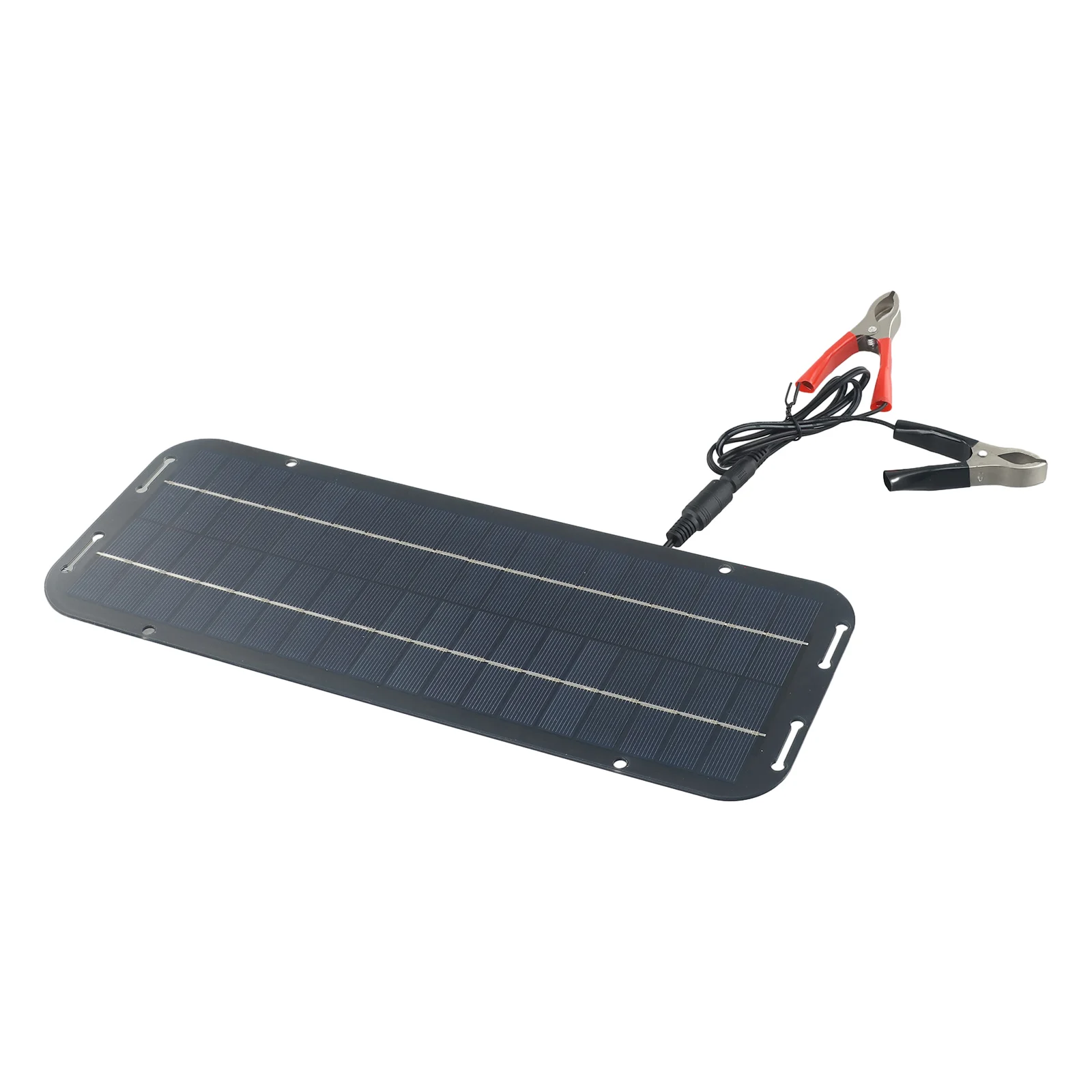 

Ample Sunlight Daylight Conditions 12V Battery Charger Solar Battery Charger Built-in Blocking Diodes ABS Plastic Construction