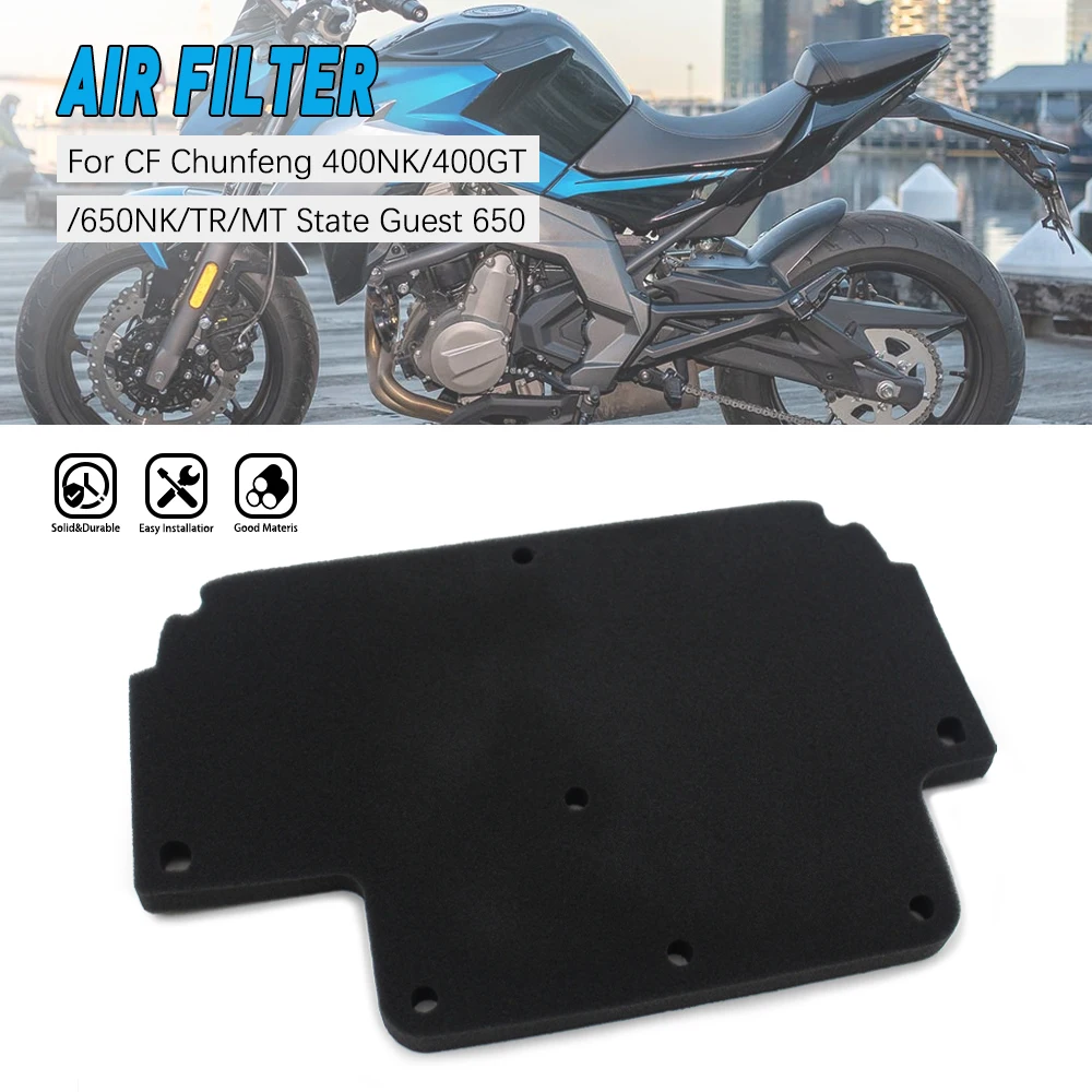 

For CFMOTO CF400 CF400-5 400NK 400GT CF650 CF650-2 Motorcycle sponge air filter intake filter CF650-6 CF650-7 650MT 650NK