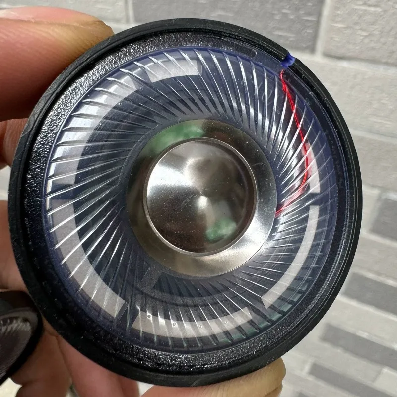SOTAMIA 2Pcs 50mm Mini Audio Speaker 35 Ohm High Quality Headphone Unit Titanium Film Speaker
