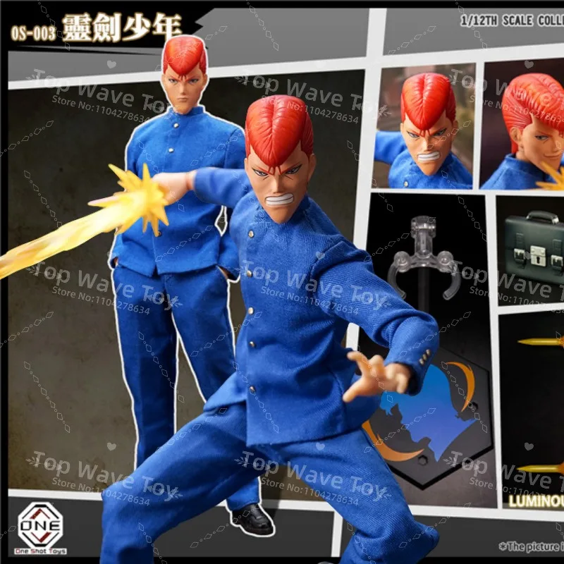 

New Stock OneShotToys YuYuHakusho Model 1/12TH SCALE COLLECTIBLE ACTION FIGURE Yu Yu Hakusho Kazumin Figure Figure Toy