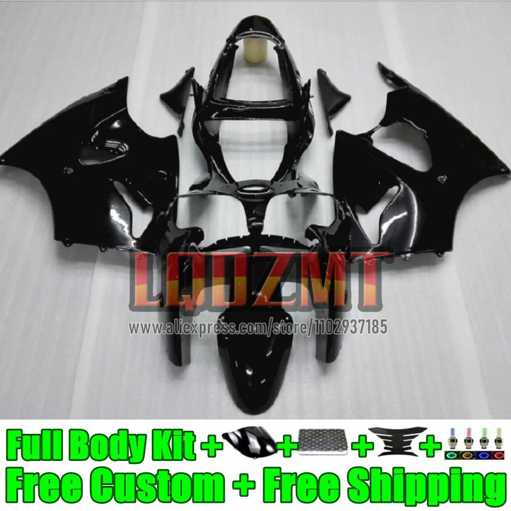 Injection Frame For KAWASAKI NINJA ZX 6R 636 CC 6 R black stock 35No.1 ZX636 ZX-6R ZX6R 2000 2001 2002 ZX-636 00 01 02 Fairing