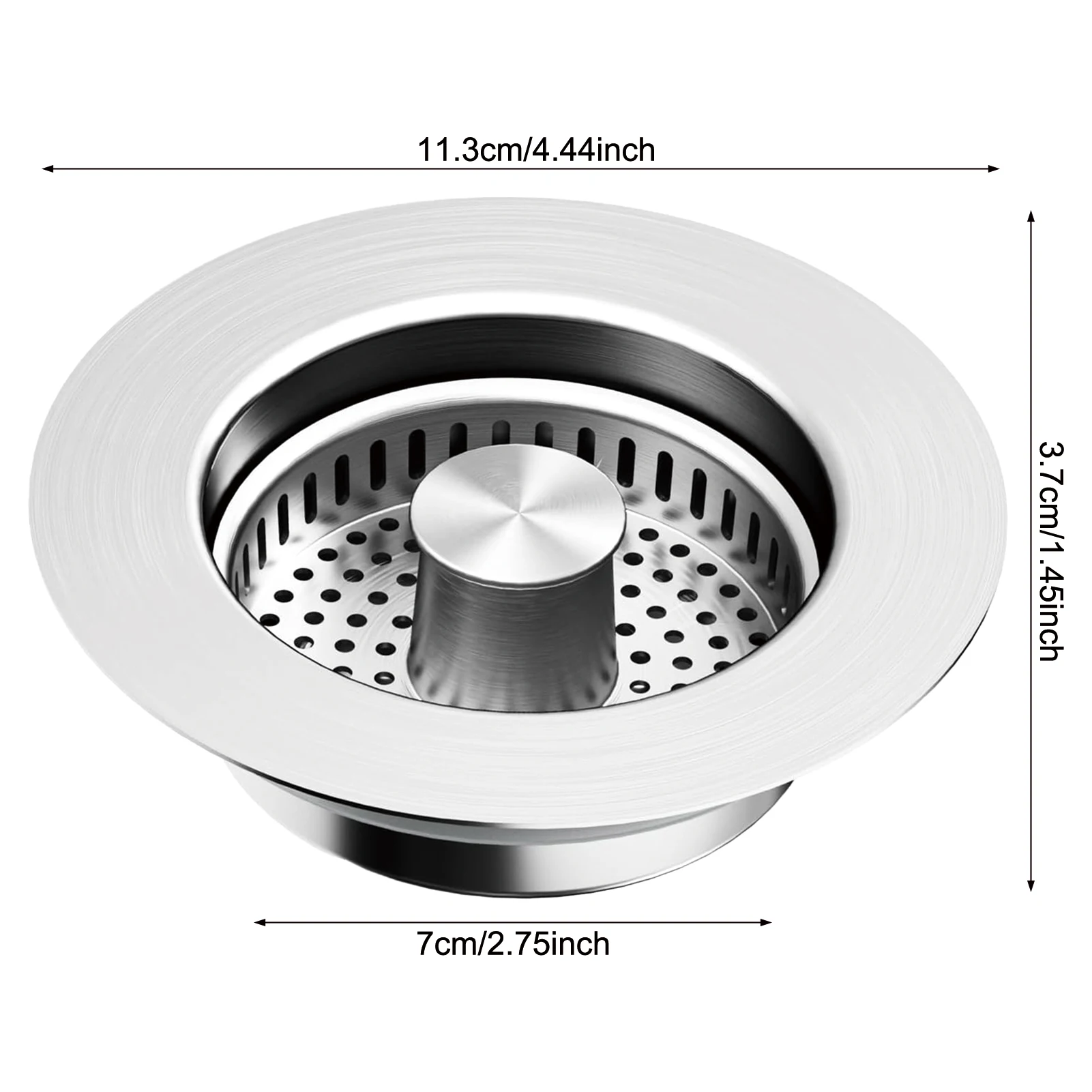 Kitchen Sink Drain Strainer Sink Stopper Food Waste Catcher Plug with Filter Basket for Home Kitchen Sink - Image 5