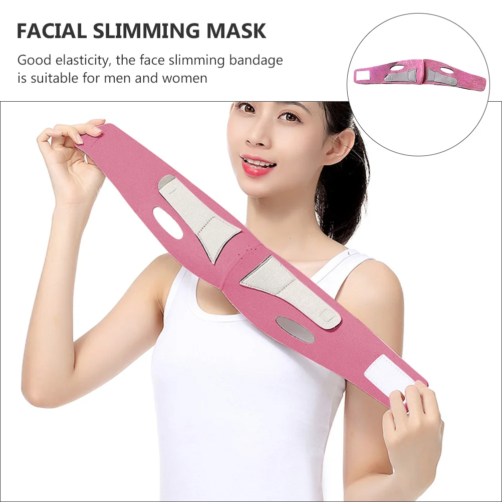 顔の美容バンドリフティングストラップ二重あご軽減フェイススリミングマスクソフト弾性ベルト