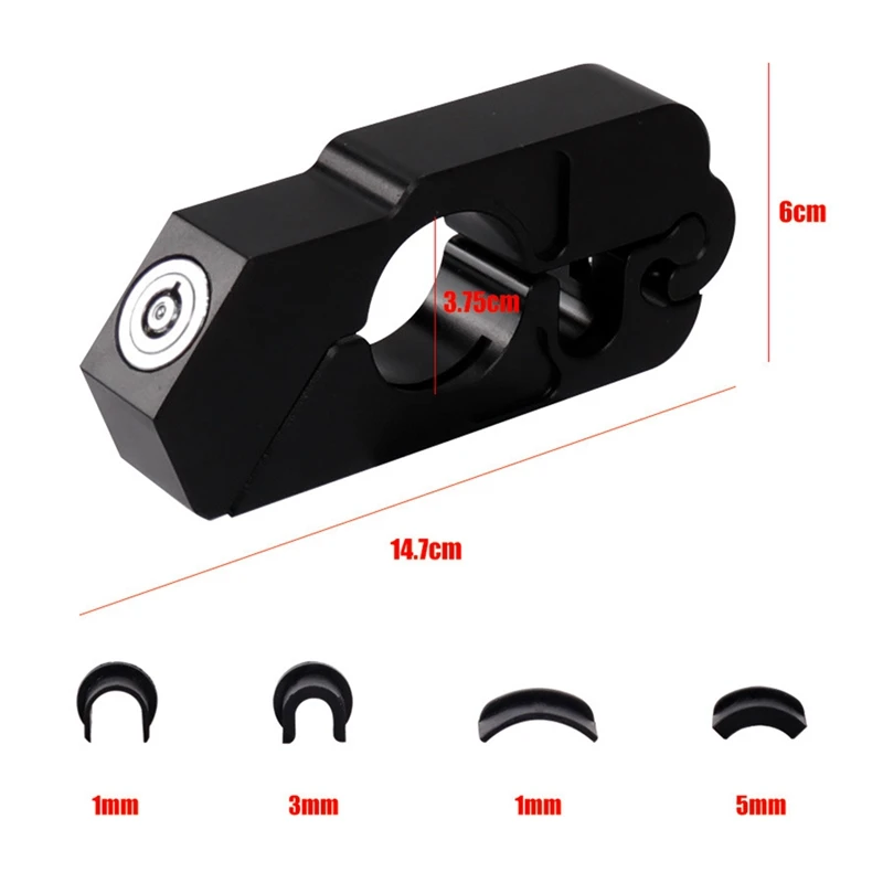 CNC Handle Grip Security Scooter Safety Locks Electric Scooter Brake Clutch Levers Locks For XIAOMI M365