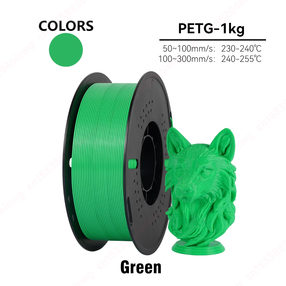 KINGROON 10KG/5KG/1KG PETG Filament 1.75mm Hoge Taaiheid Groothandel 10 Rolls/5Rolls/1Roll 3D Printing Materialen voor 3D Printer