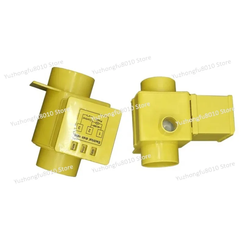 Commercial Washing Machine Accessories 2 3 Inches 90 Degrees 180 Degrees  Electronic Drain Valve Plastic Drain Valve