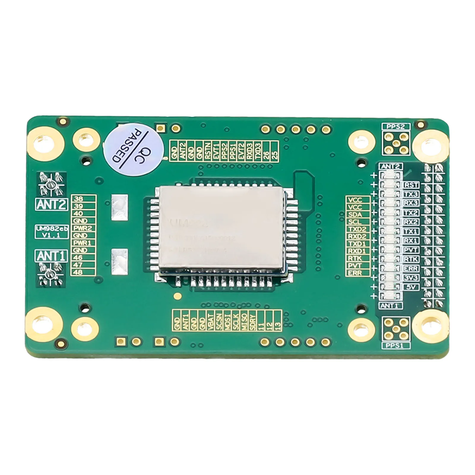 Imagem -04 - Diferencial Direcional Posicionamento Board Alta pc Metal Verde Ferramenta Acessórios Adequado para Unicorecomm Um982 Gnss Rtk