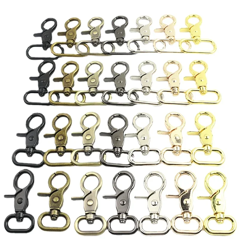 100pcs/Lot Hardware Leather Craft Diy Handbag Backstrap Hook Shoes Clothing Key Chain Connection Buckle Sewing Accessory