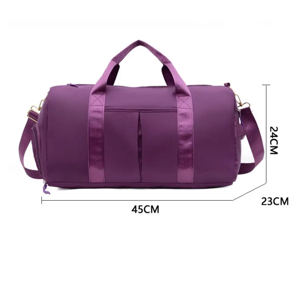 حقيبة يد للسفر ذات سعة كبيرة، فصل جاف ورطب، حقيبة رياضية للصالة الرياضية مقاومة للماء مع حجرة للأحذية متينة #6