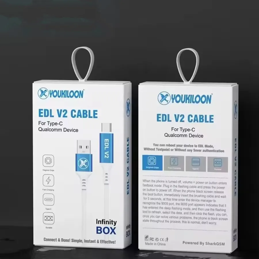 NEW EDL V2 Cable For Type C qualcom Device to EDL Mode 9008