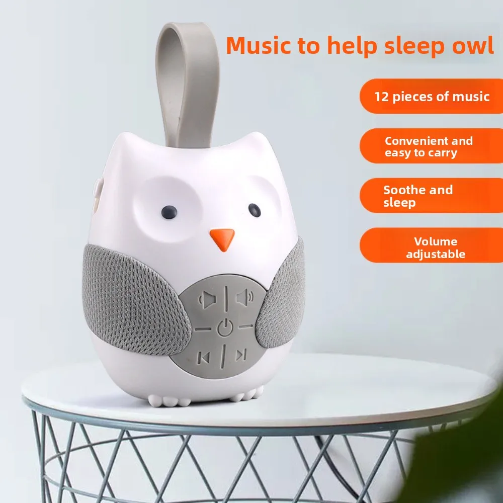 Picture 3: Hanging Owl Bedside Sound Machine White Noise Music Player Soothing Sleep Aid with Lullaby Timer for Better Sleep