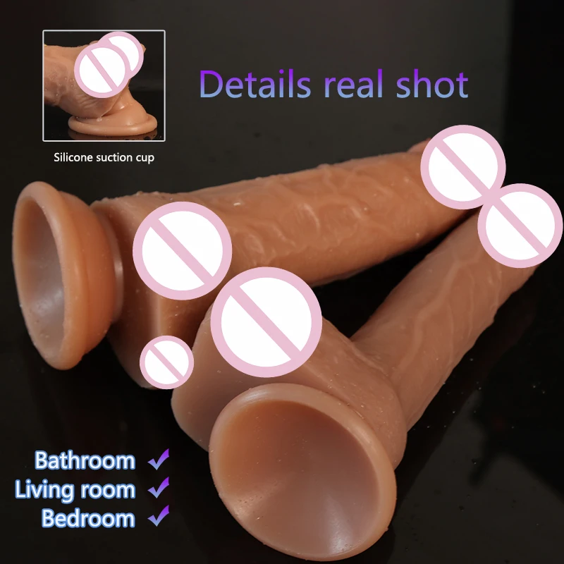 Realistic Dildos Big Dick Sex Toys for Women Anal Hardness Comfort Liquid Silicone Rubber Dildos Adult Sex Toy Penis  for Women