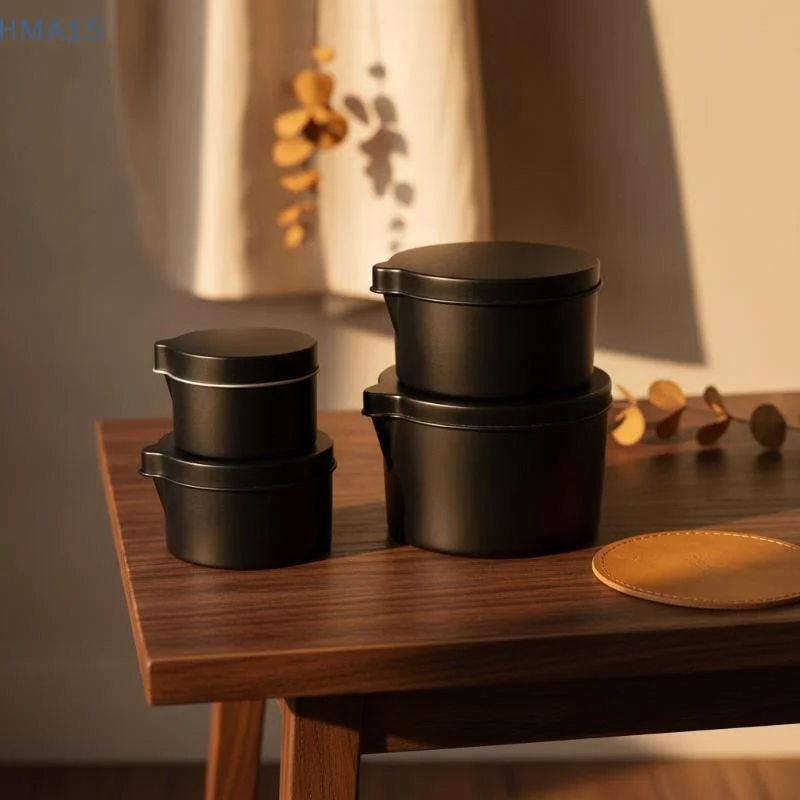 【YA】Tinplate Candle Jars With Handy Spout Aromatherapy Massage Cream Cosmetic