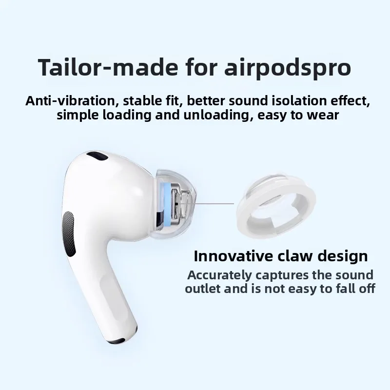 Obrázek 4: Spinfit superfine eartips komfort sluchátko tipy s adaptér design pro airpoding pro generace 1 & 2nz špunty do uší tipy
