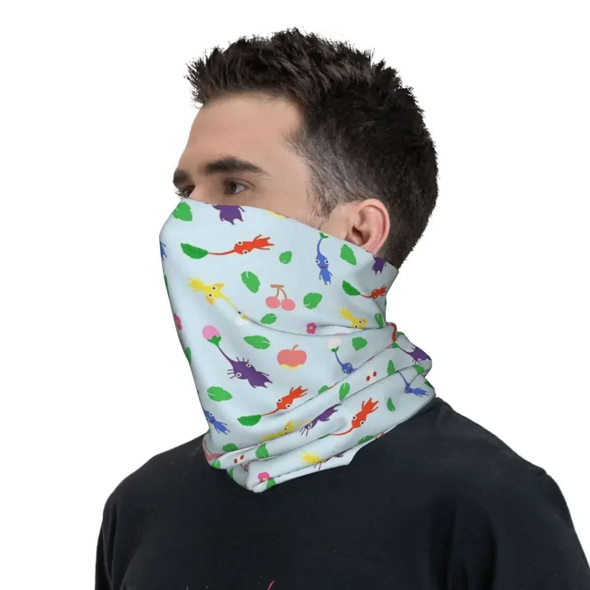 Pikmin Bandana Ochraniacz na szyję Szalik z nadrukiem Ciepła maska do twarzy Bieganie unisex dla dorosłych przez cały sezon