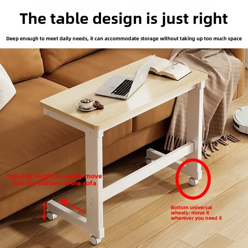 Multi-functional Household computer desk Thickened and reinforced sofa edge table Removable bedside table sturdy and durable
