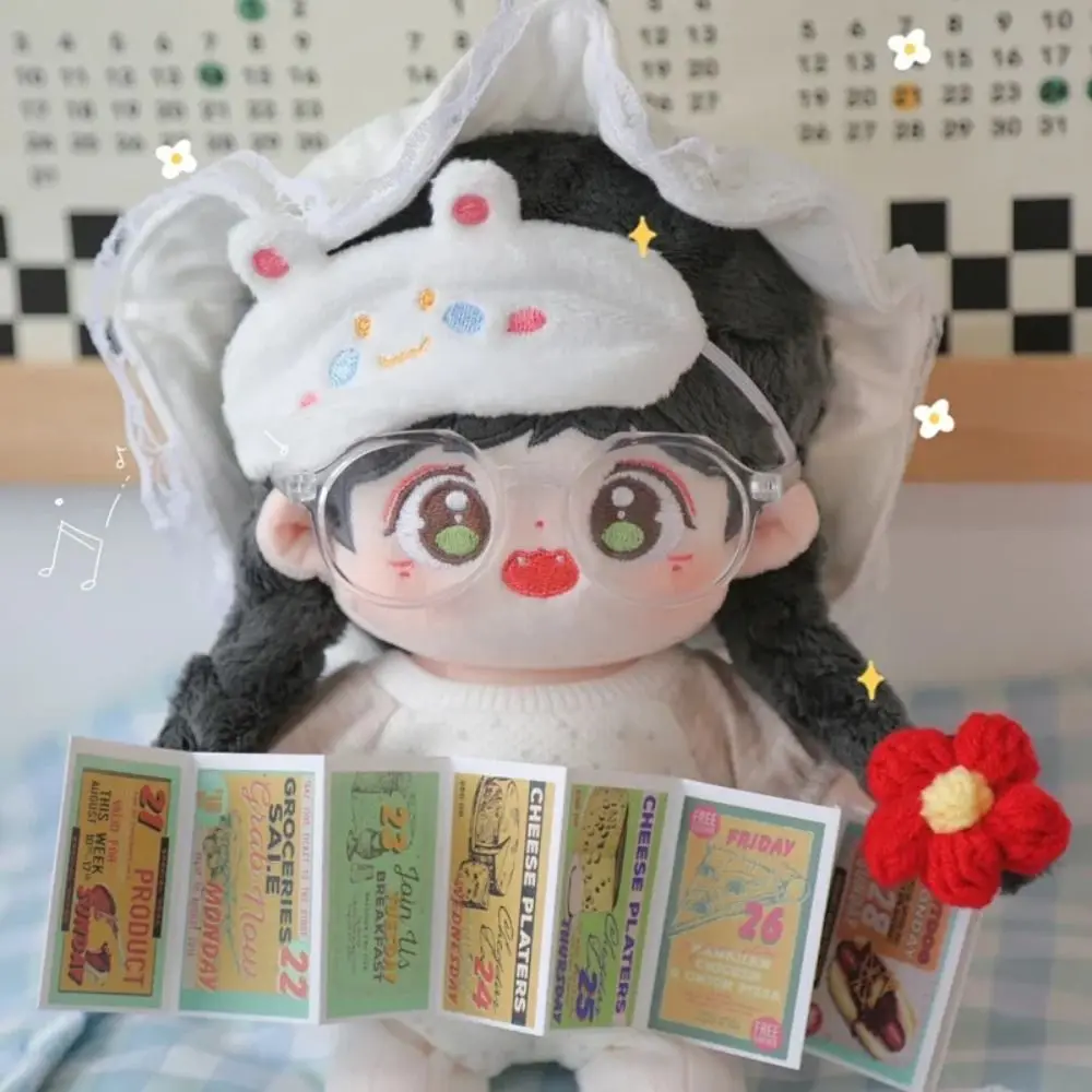 

Fashion Accessory Transparent Plastic Glasses Transparent Candy Color Round Glasses Plastic Miniature Mini Glasses Gift