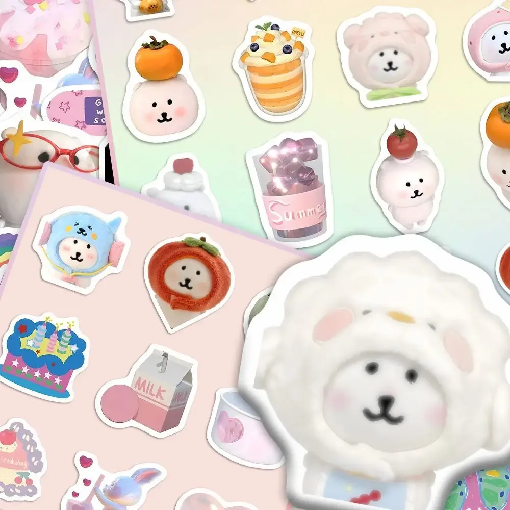 

Cute, soft and cute self deprecating bear stickers, personalized and creative DIY stickers decoration