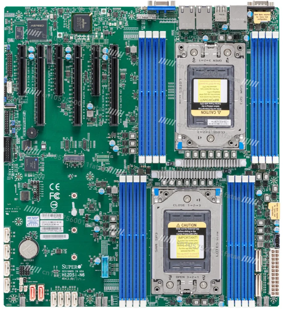 H11DSi H11SSL-I Server Motherboard, Support AMD EPYC 7742 7763 7K62, Up to 128 Cores