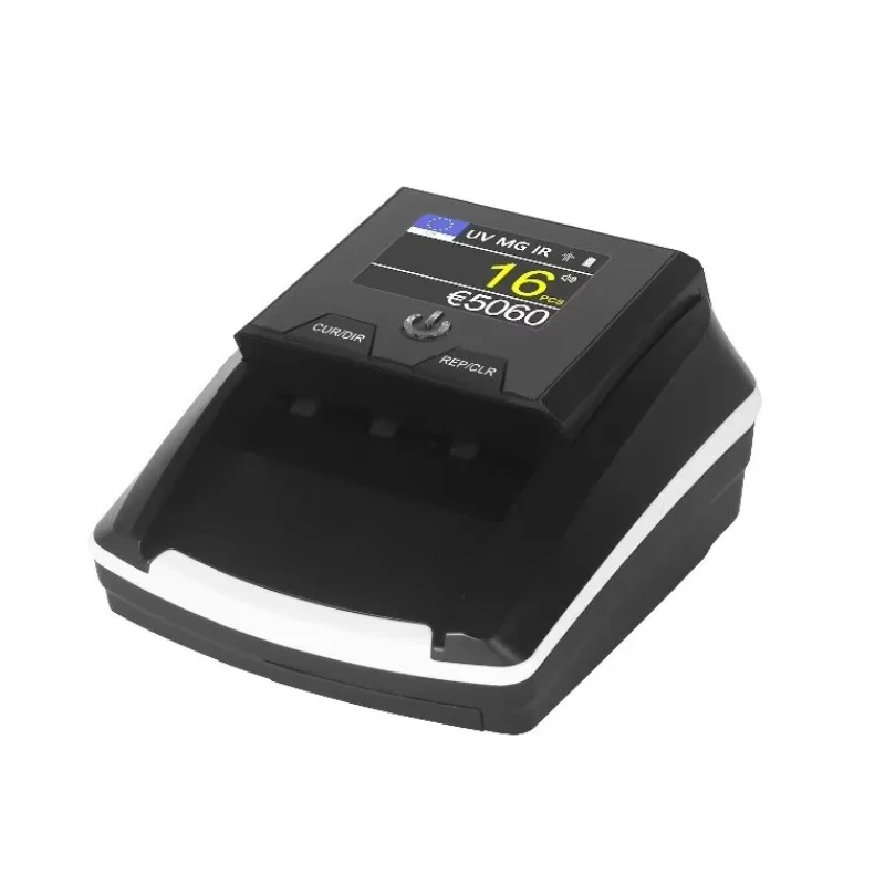 AL-136T Banknote Counter TFT Screen Dollar Euro Currency Detector Authenticity Counterfeit Detection Battery Bill Counter
