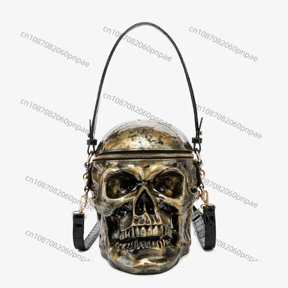

Bag Skull Funny Halloween Style Handbag Foreign Trade Bag Shoulder Messenger Bag