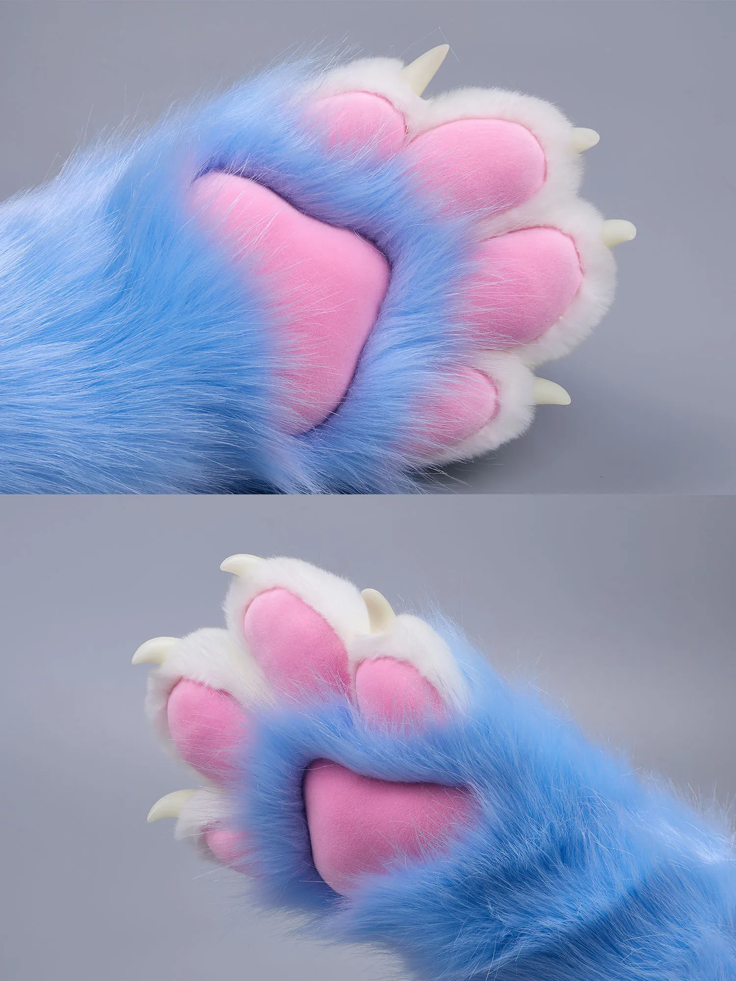 Kig Fursuit Kigurumi Furry Animal Claws Nails Gloves Cosplay Costume Wearable Furry Animal Paw Cosplay Props Performance props