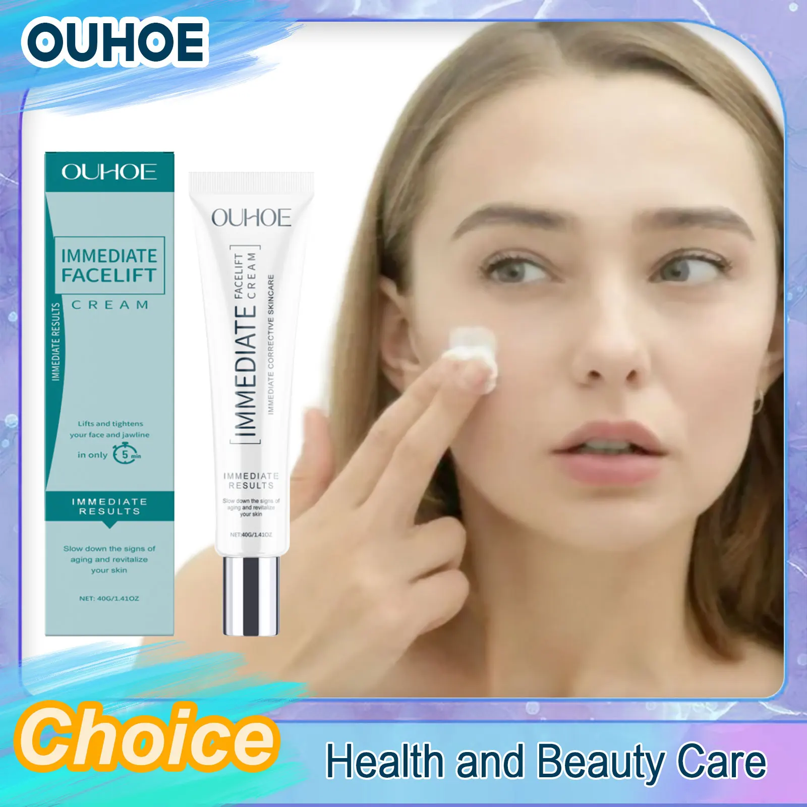 Firming Cream Reduce Fine Line Remove Wrinkles Improve Sagging Restore Elasticity Smoothing Moisturizing Facial Tightening Cream