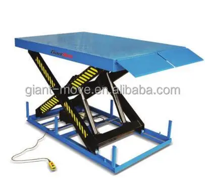 MJ-K No Ramps Or Inclines High Quality Heavy Duty Electric Stationary Scissor Dock Lift Table