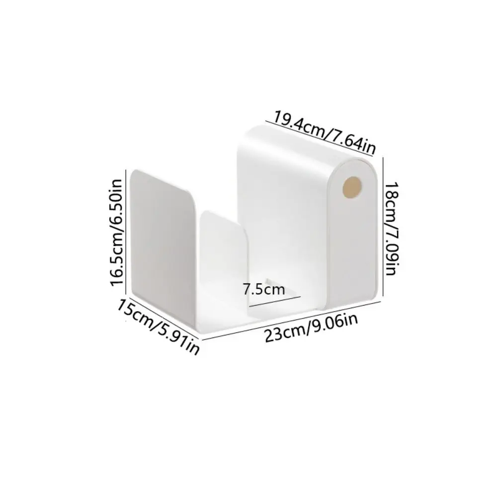 Simple Separation Plastic Bookend with Drawers Stationery Organizer Large Capacity Desktop Bookshelf Anti-slip Bottom Pull Out