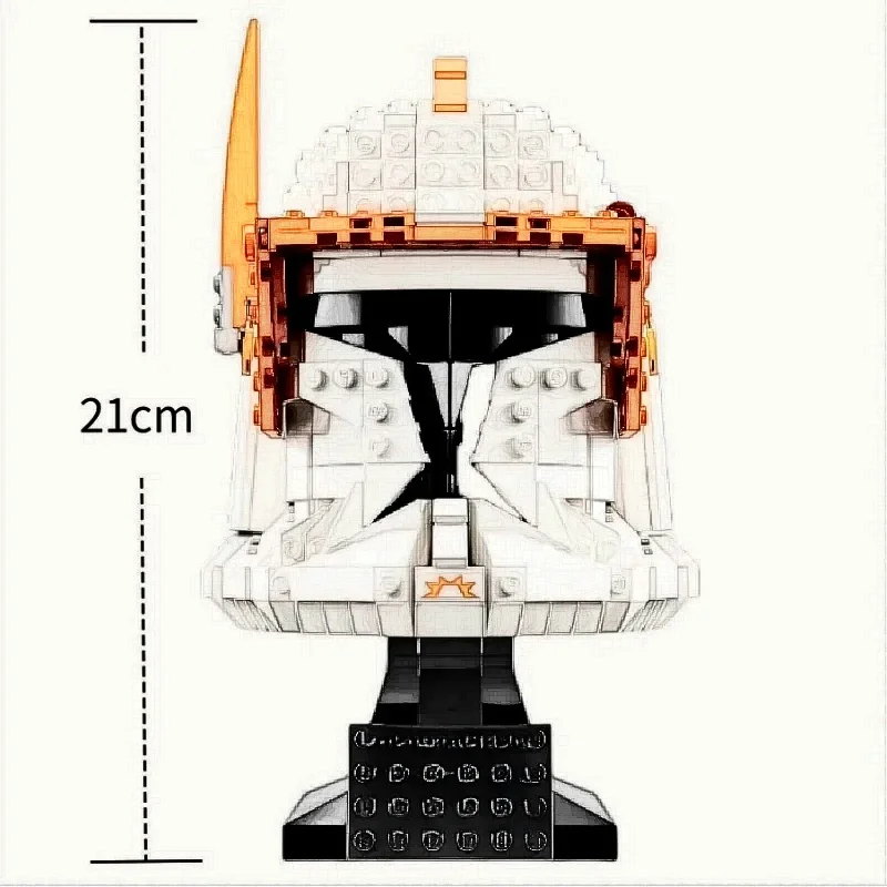 2026 جديد 766 قطعة استنساخ قائد سمك القد خوذة اللبنات ستار معركة التجمع نموذج ألعاب الطوب الاطفال عيد الميلاد هدية عيد ميلاد #6