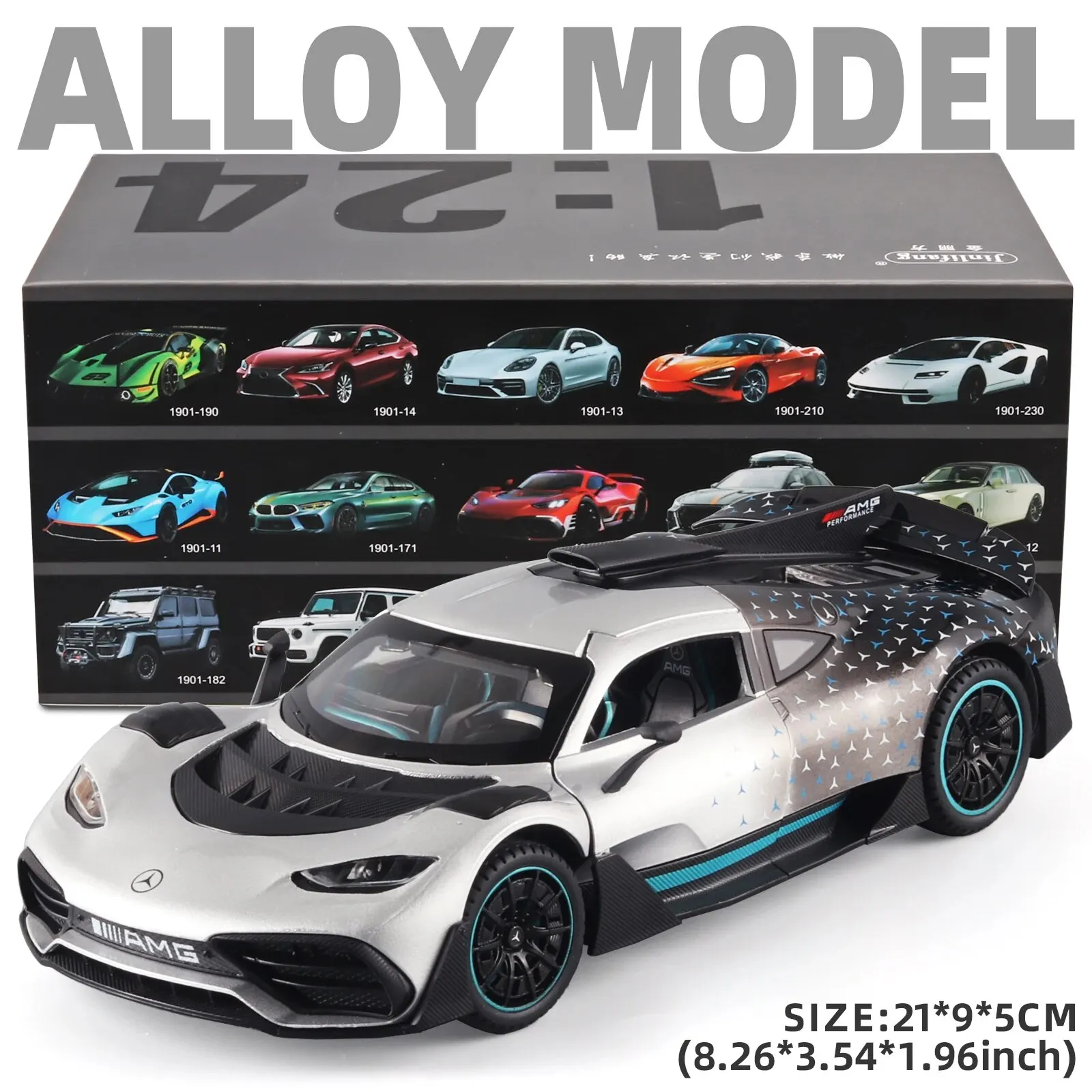 1:24 Scale Mercedes-Benz ONE Alloy Model Car - Stunning Replica for Car Lovers - Detailed Craftsmanship, Premium Material