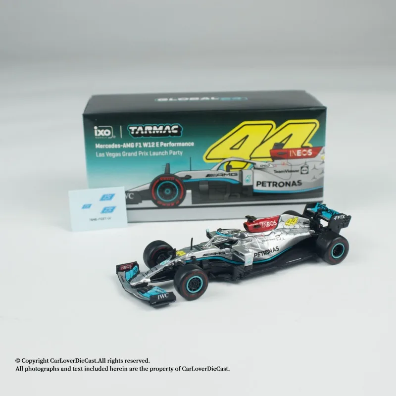

TW 1:64 F1 Лас-Вегас Гран-При Hamilton литая под давлением модель автомобиля из сплава, игрушка для мальчиков, коллекционное украшение для взрослых.