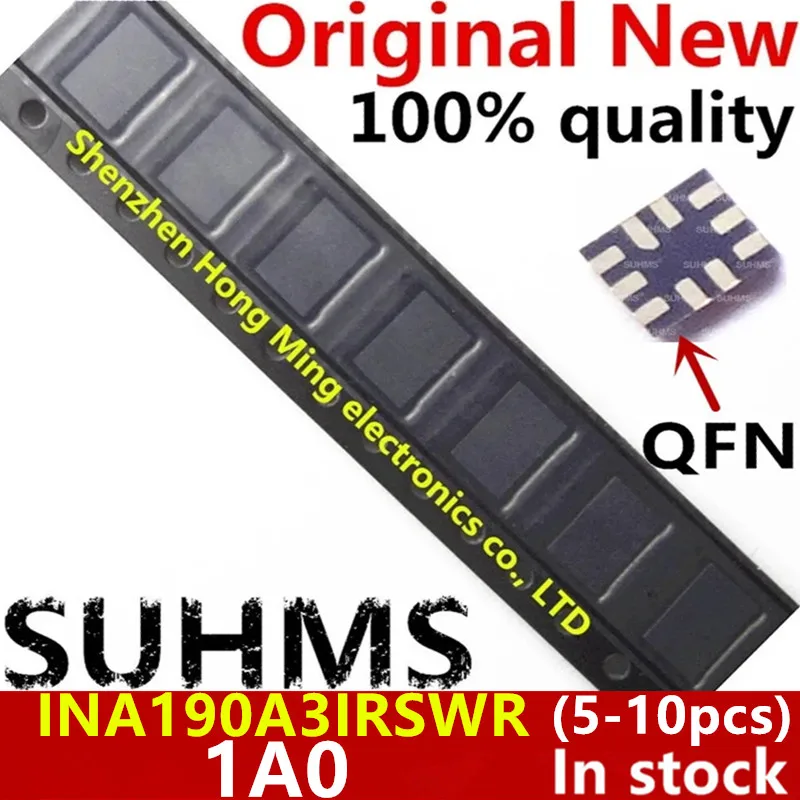 

(5-10piece)100% New INA190A3IRSWR INA190A3 INA190 1A0 1AO 1AQ QFN-10