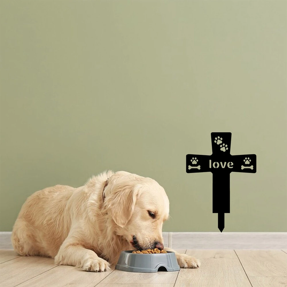 Металлический плакат с надписью «Love dog», оловянный плакат для декора Yuanzi, железные настенные знаки