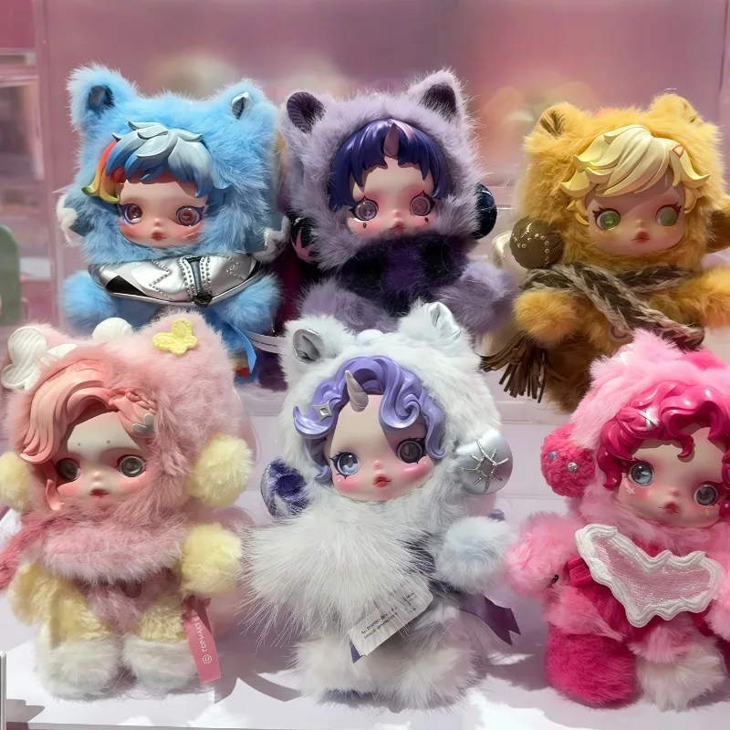 

SKULLPANDA x My Little Pony POP MART Genuine Blind Box Cute Anime Figure Plush Doll Pendant Household Ornament Toy