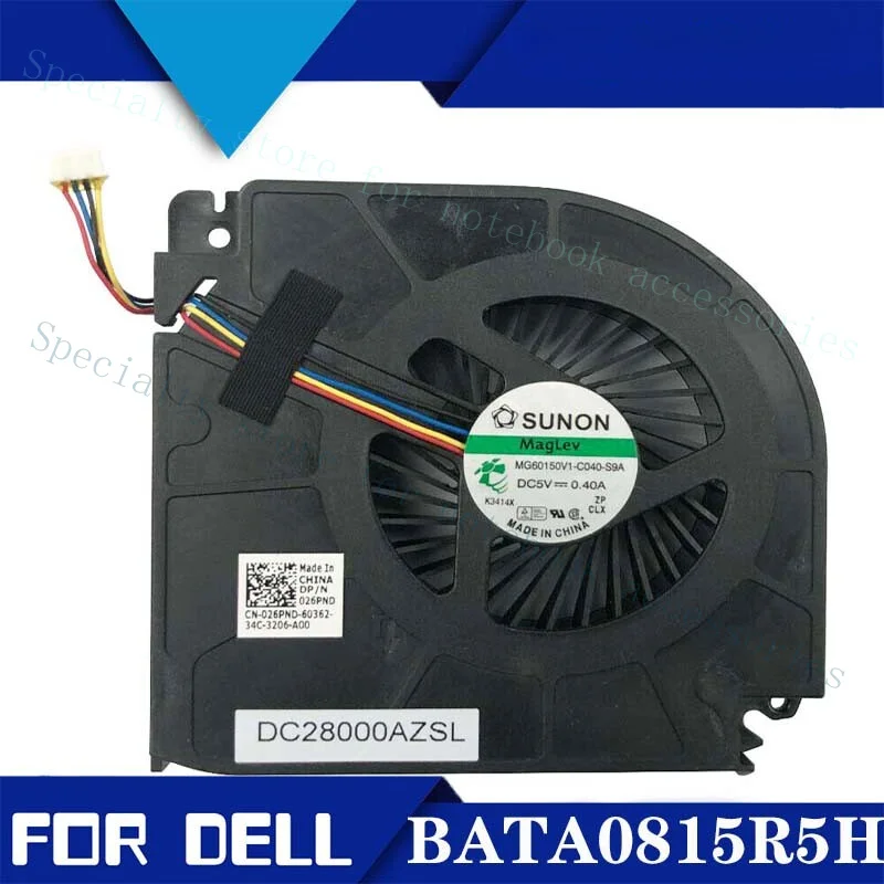 A+For DELL M4700 M4800 02K3K7 CPU fan BATA0815R5H