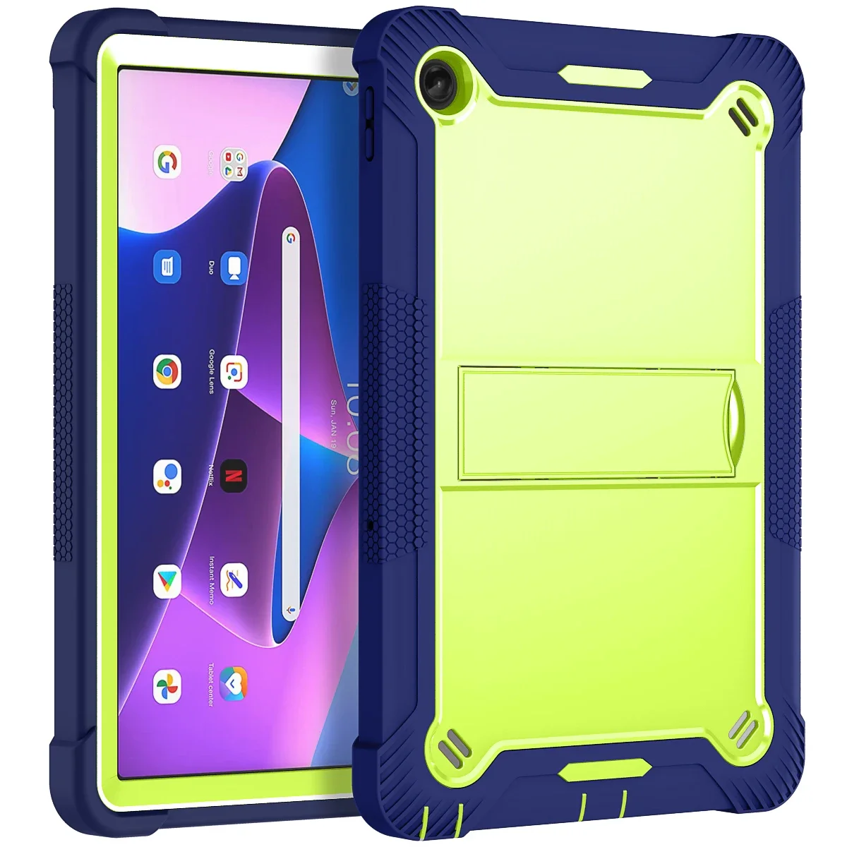 Heavy Armor Stand Tablet Case for Lenovo Tab M11 M10 3rd Gen TB328FU TB328XU 2022 TB125FU 128FU FHD TB-X606F HD TB-X306F Cover