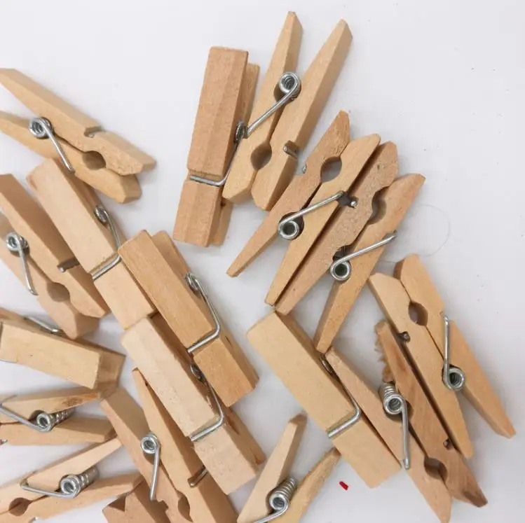 

5000PCS Mini 25/35/45/60/72 MM Natural Wooden Clips Photo Clamp Clothespin DIY Wedding Party Craft Decoration Clip Pegs SN4275