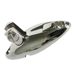 For Boat Ship Marine Yacht RV Bimini Deck Hinge With Rubber Top Swivel Mount Grade 360 Degree Silver 316 Stainless Steel